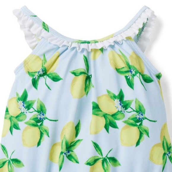 Janie and Jack Lemon Swimsuit - Picture 2 of 3